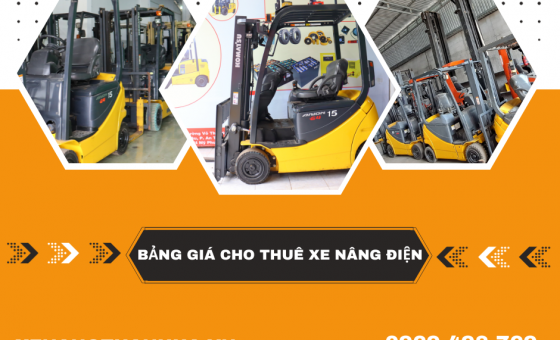 Bảng giá cho thuê xe nâng điện mới nhất