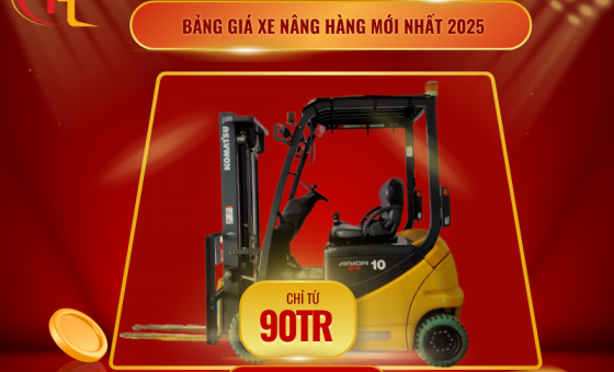 Báo giá xe nâng hàng, giá xe nâng điện mới nhất 2025