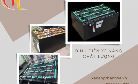 TOP NHỮNG DÒNG BÌNH ĐIỆN XE NÂNG CHẤT LƯỢNG