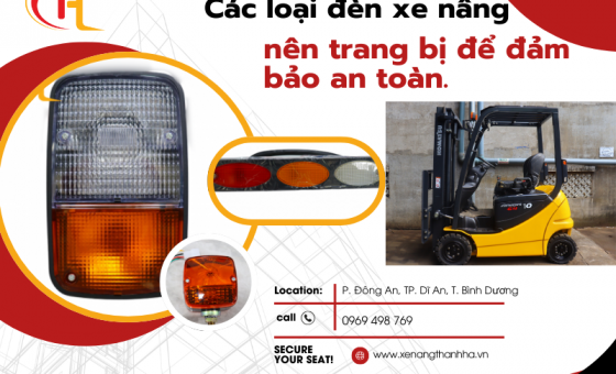 Nên trang bị những  loại đèn xe nâng nào giúp đảm bảo an toàn và hiệu suất làm việc cao ?