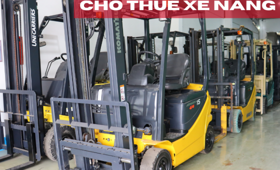 Cho thuê xe nâng 1 tấn đến 6 tấn theo ngày và theo tháng.