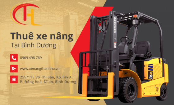 Dịch vụ cho thuê xe nâng Bình Dương - Giải pháp tối ưu nhất hiện nay