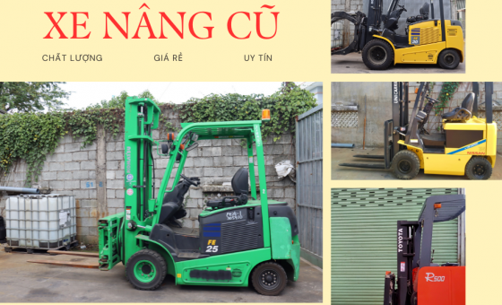 Bán xe nâng hàng đã qua sử dụng giá rẻ