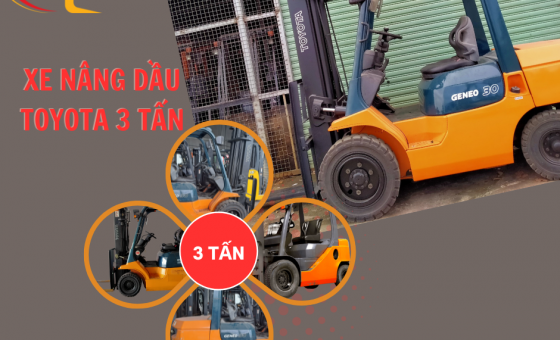 Các loại xe nâng được ưa chuộng nhất tại Bình Dương