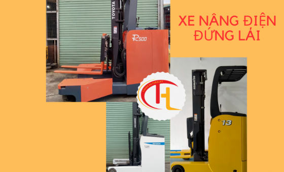 Xe nâng điện đứng lái phổ biến và ưu điểm của chúng