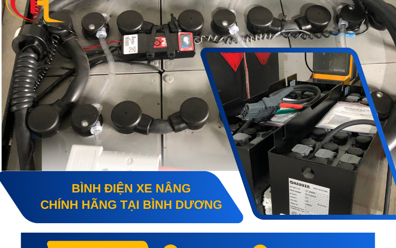 Thay bình điện xe nâng chính hãng tại Bình Dương – Giao nhanh, lắp tận nơi | Xe Nâng Thanh Hà