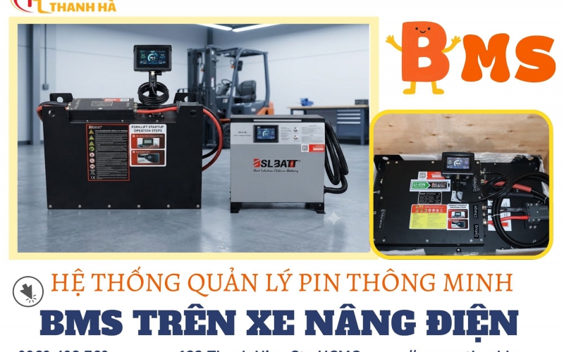 Hệ Thống Quản Lý Pin Thông Minh BMS Trên Xe Nâng Điện Là Gì?