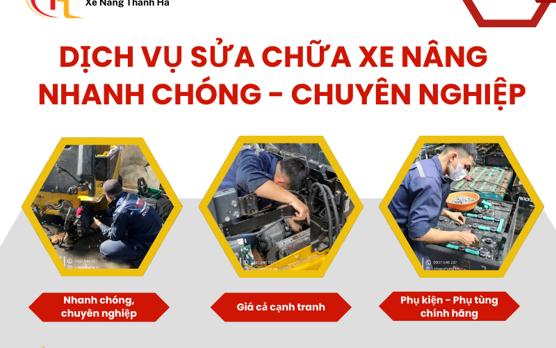 Dịch vụ sửa chữa xe nâng  tại TP. HCM