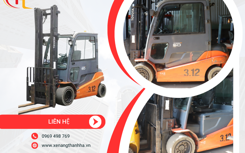 Xe Nâng 5 Tấn, Xe Nâng Điện Toyota 5 Tấn - Giải Pháp Vận Chuyển Hàng Hóa Nặng Hiệu Quả Cho Doanh Nghiệp