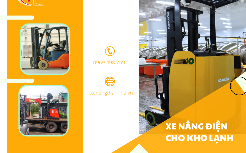 Xe nâng điện cho kho lạnh - Giải pháp tối ưu cho ngành thực phẩm