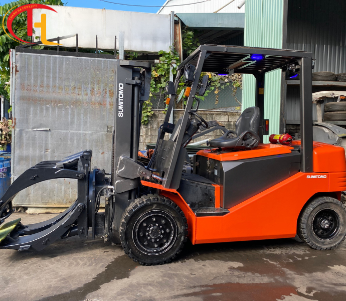 XE NÂNG ĐIỆN 3.5 TẤN KẸP TRÒN SUMITOMO CHẤT LƯỢNG TỐT