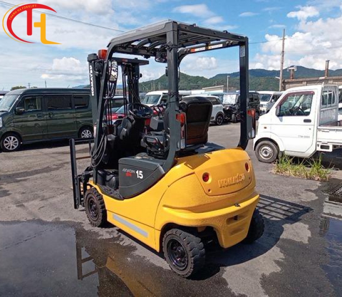 XE NÂNG ĐIỆN KOMATSU 1.5 TẤN ĐỜI CAO HÀNG NHẬP BÃI