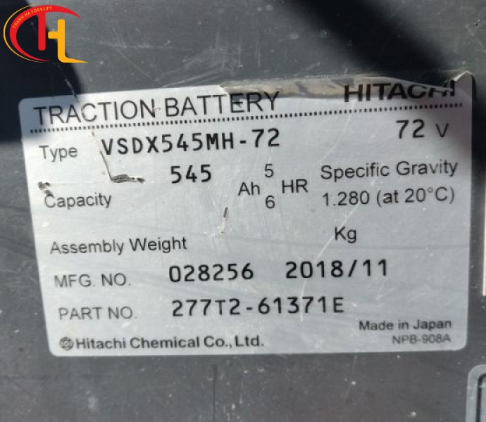 Xe nâng điện ngồi lái  2,7 tấn UNICARRIERS  FB35-8S