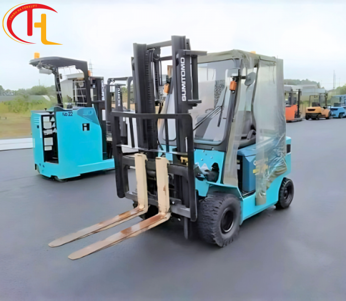 XE NÂNG ĐIỆN SUMITOMO NGỒI LÁI 3 TẤN