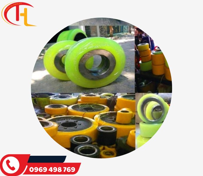 Bánh Xe Nâng Điện PU