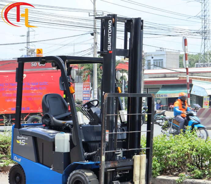 Xe nâng điện Sumitomo 1.5 tấn 