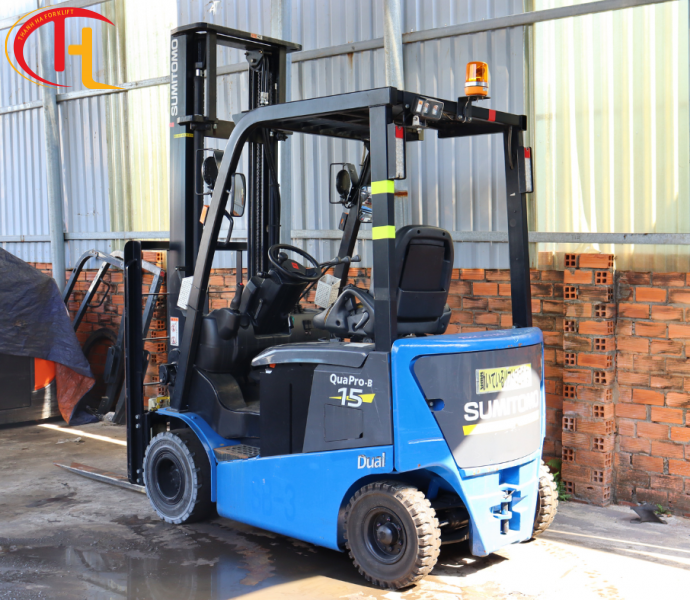 Xe nâng điện Sumitomo 1.5 tấn 