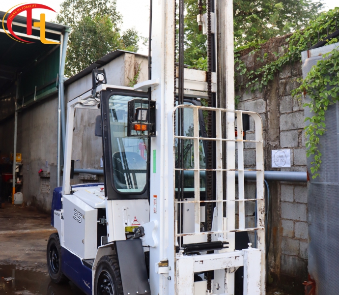 XE NÂNG ĐIỆN NGỒI LÁI SUMITOMO 3,5 TẤN