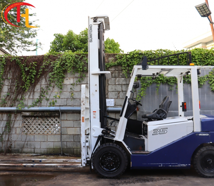 XE NÂNG ĐIỆN NGỒI LÁI SUMITOMO 3,5 TẤN