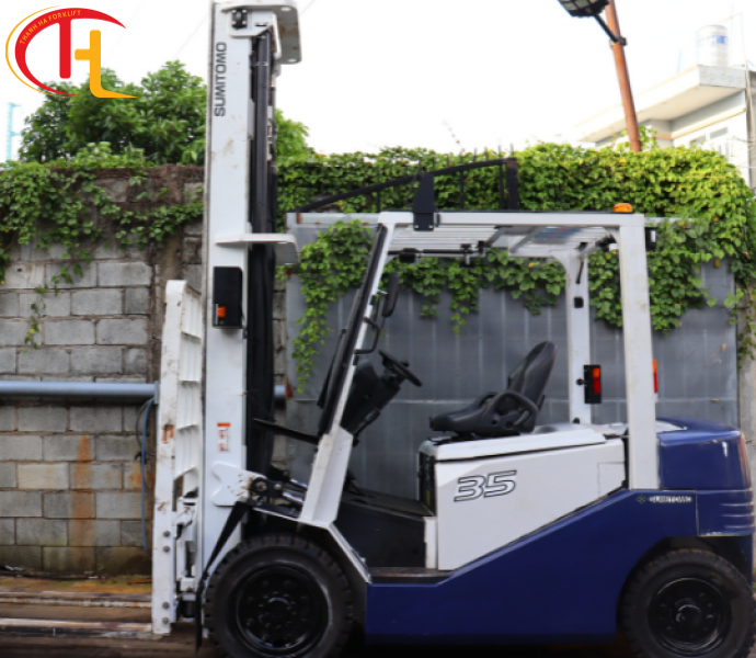 XE NÂNG ĐIỆN NGỒI LÁI SUMITOMO 3,5 TẤN